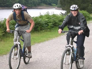 Mountain Biking around Derwent and Howden Reservoirs